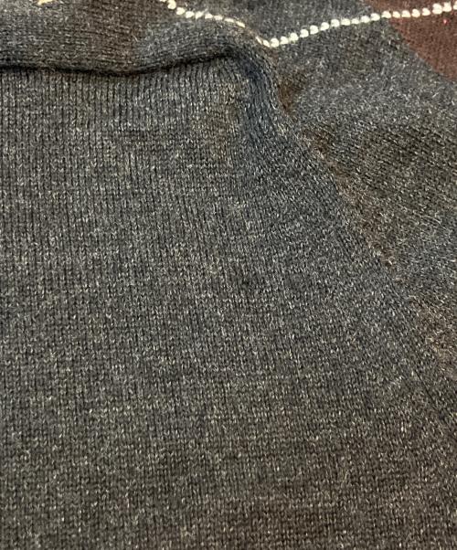 Vivienne Westwood（ヴィヴィアンウエストウッド）Vivienne Westwood (ヴィヴィアンウエストウッド) 半袖ニット グレー サイズ:Mの古着・服飾アイテム