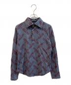 Vivienne Westwood manヴィヴィアン ウェストウッド マン）の古着「ニットポロシャツ　355-39324」｜ネイビー