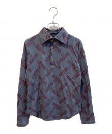 Vivienne Westwood man（ヴィヴィアン ウェストウッド マン）の古着「ニットポロシャツ　355-39324」｜ネイビー