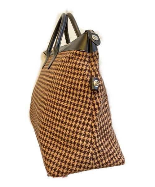 tricot COMME des GARCONS（トリココムデギャルソン）tricot COMME des GARCONS (トリココムデギャルソン) ハンドバッグ ベージュ×ブラックの古着・服飾アイテム