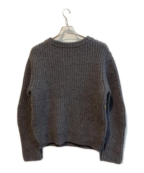 PAUL SMITH（ポールスミス）Paul Smith (ポールスミス) ウールバイカラーニット グレー サイズ:Mの古着・服飾アイテム