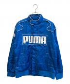 PUMAプーマ）の古着「Racer Jacket　629914-58」｜ブルー