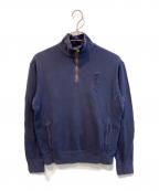 POLO RALPH LAURENポロ・ラルフローレン）の古着「ビッグポニーハーフジップスウェット」｜ネイビー