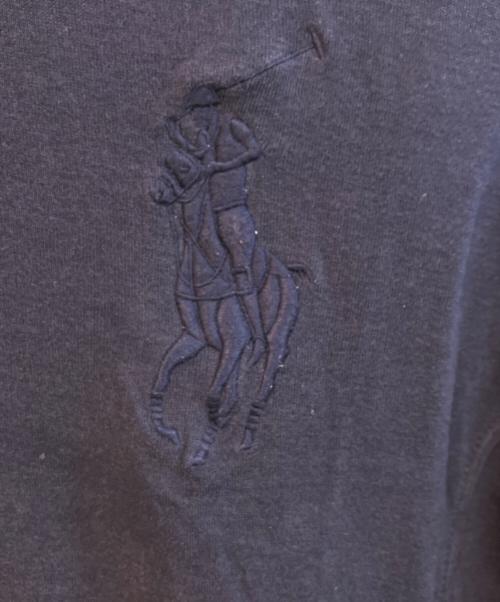 POLO RALPH LAUREN（ポロ・ラルフローレン）POLO RALPH LAUREN (ポロ・ラルフローレン) ビッグポニーハーフジップスウェット ネイビー サイズ:Mの古着・服飾アイテム