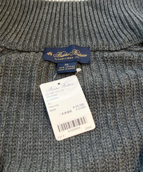 BROOKS BROTHERS（ブルックスブラザーズ）BROOKS BROTHERS (ブルックスブラザーズ) ドライバーズニット グレー サイズ:XL 未使用品の古着・服飾アイテム