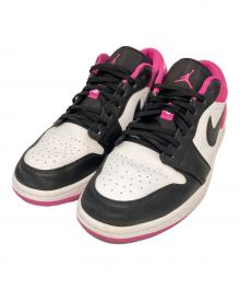 NIKE（ナイキ）の古着「ローカットスニーカー/Air Jordan 1 Low」｜ブラック×ピンク/Black×White