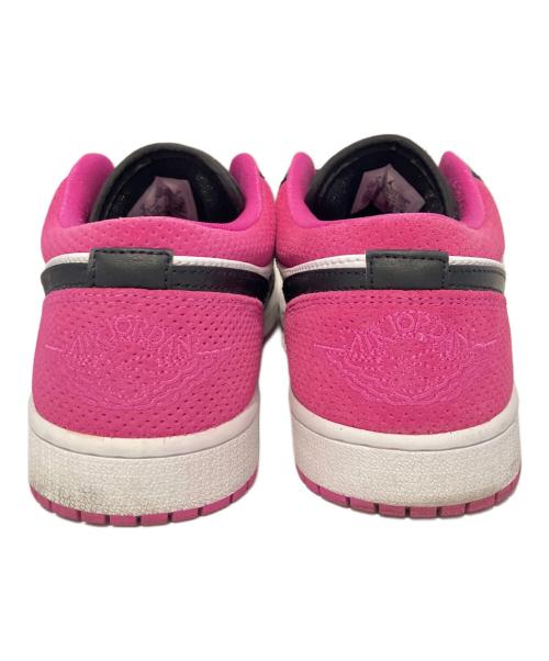 NIKE（ナイキ）NIKE (ナイキ) ローカットスニーカー/Air Jordan 1 Low ブラック×ピンク/Black×White サイズ:27の古着・服飾アイテム