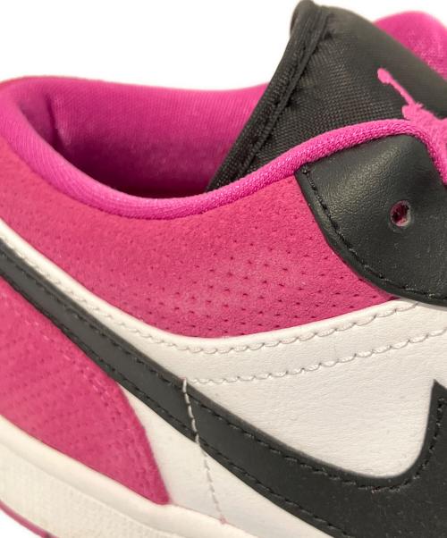 NIKE（ナイキ）NIKE (ナイキ) ローカットスニーカー/Air Jordan 1 Low ブラック×ピンク/Black×White サイズ:27の古着・服飾アイテム