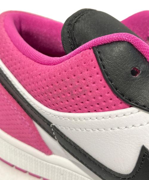 NIKE（ナイキ）NIKE (ナイキ) ローカットスニーカー/Air Jordan 1 Low ブラック×ピンク/Black×White サイズ:27の古着・服飾アイテム