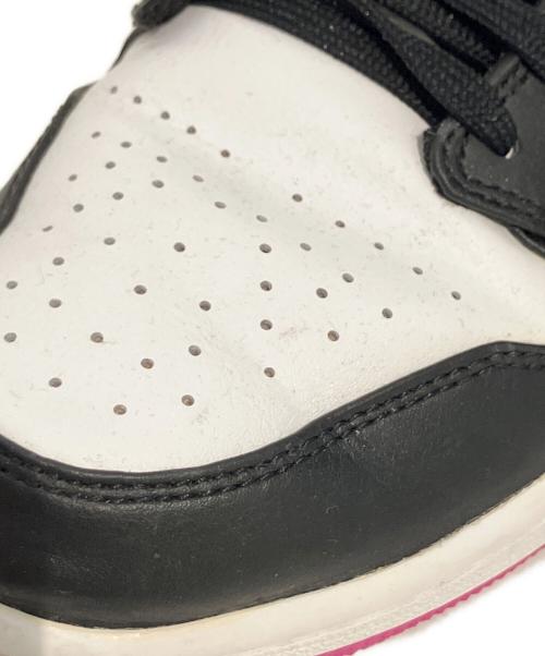 NIKE（ナイキ）NIKE (ナイキ) ローカットスニーカー/Air Jordan 1 Low ブラック×ピンク/Black×White サイズ:27の古着・服飾アイテム