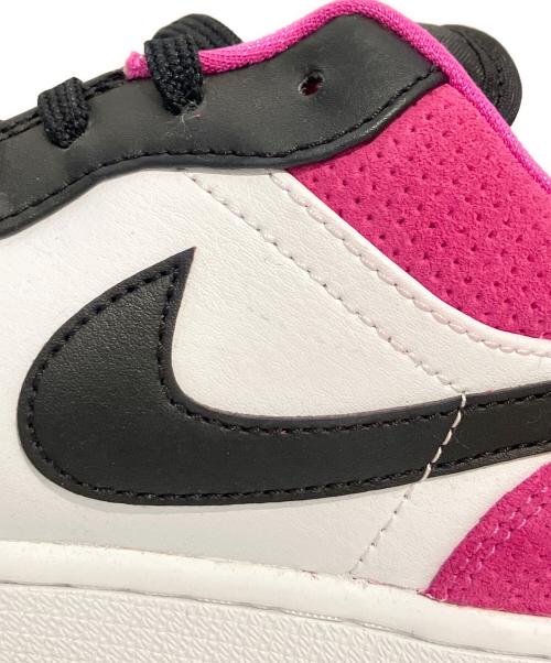 NIKE（ナイキ）NIKE (ナイキ) ローカットスニーカー/Air Jordan 1 Low ブラック×ピンク/Black×White サイズ:27の古着・服飾アイテム