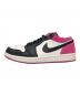 NIKE (ナイキ) ローカットスニーカー/Air Jordan 1 Low ブラック×ピンク/Black×White サイズ:27：6000円
