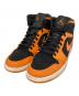 NIKE（ナイキ）の古着「ハイカットスニーカー/ Air Jordan 1 Mid」｜ブラック×オレンジ/Black Oran