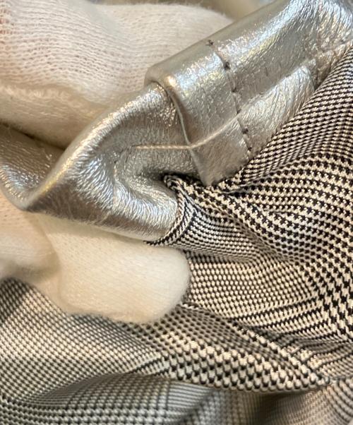 Snidel（スナイデル）Snidel (スナイデル) ラムレザージャケット シルバー サイズ:Ｓの古着・服飾アイテム