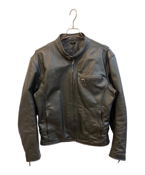 Rookie（ルーキー）Rookie (ルーキー) ライダースジャケット ブラック サイズ:LLの古着・服飾アイテム