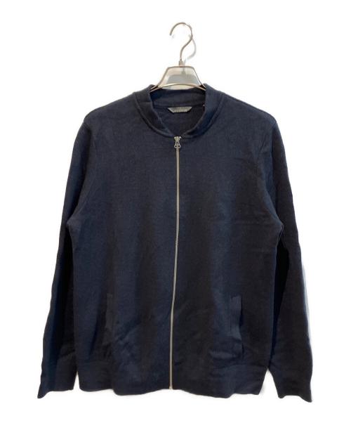 L.L.Bean（エルエルビーン）L.L.Bean (エルエルビーン) ジップアップニット ネイビー サイズ:XLの古着・服飾アイテム