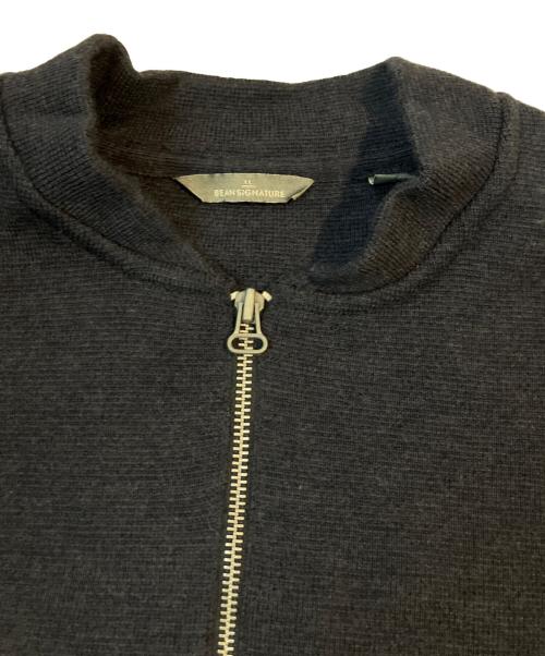 L.L.Bean（エルエルビーン）L.L.Bean (エルエルビーン) ジップアップニット ネイビー サイズ:XLの古着・服飾アイテム