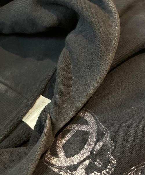 PLEASURES（プレジャーズ）PLEASURES (プレジャーズ) スカルプリントプルオーバーパーカー ブラック サイズ:Lの古着・服飾アイテム