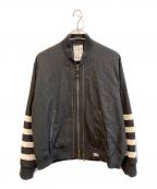 SHAREEFシャリーフ）の古着「COTTON DOBBY BLOUSON　23311001」｜ブラック