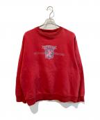 stussyステューシー）の古着「プリントスウェット」｜レッド