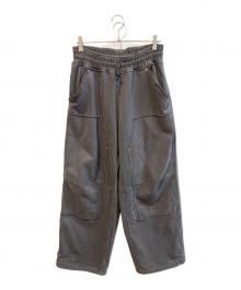 JOURNAL STANDARD（ジャーナルスタンダード）の古着「ダブルニースウェットパンツ」｜グレー