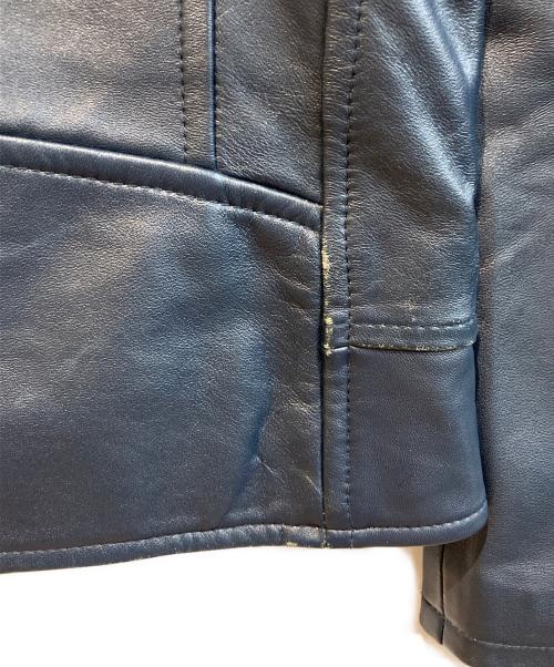 JACKROSE（ジャックローズ）JACKROSE (ジャックローズ) ダブルライダースジャケット ネイビー サイズ:2の古着・服飾アイテム