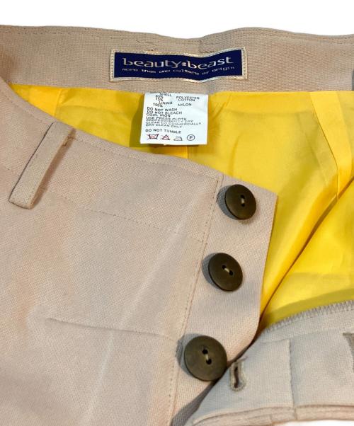 beauty:beast（ビューティービースト）beauty:beast (ビューティービースト) フレアパンツ ベージュ サイズ:Ｍ 未使用品の古着・服飾アイテム