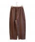 HeRIN.CYE (ヘリンドットサイ) ワイドパンツ/Cocoon tuck pants　530JST31-0201 ブラウン サイズ:36：6000円
