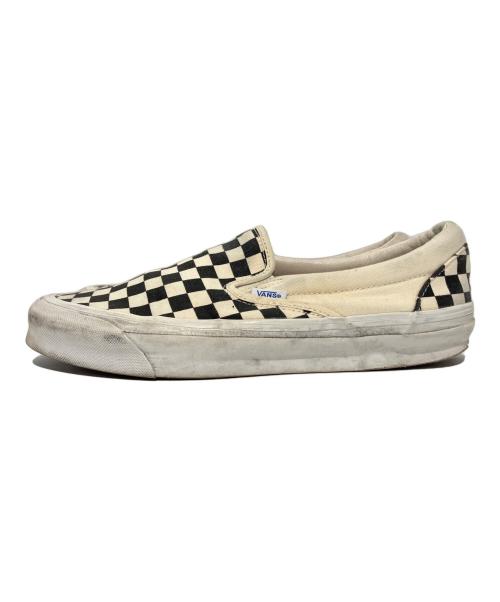 VANS（ヴァンズ）VANS (ヴァンズ) スリッポン/VAULT OG CLASSIC SLIP-ON 	721278 ブラック×ホワイト サイズ:28cmの古着・服飾アイテム