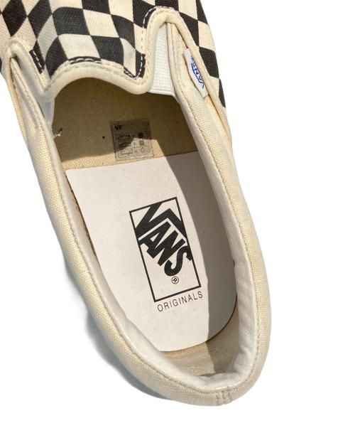 VANS（ヴァンズ）VANS (ヴァンズ) スリッポン/VAULT OG CLASSIC SLIP-ON 	721278 ブラック×ホワイト サイズ:28cmの古着・服飾アイテム