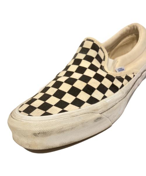 VANS（ヴァンズ）VANS (ヴァンズ) スリッポン/VAULT OG CLASSIC SLIP-ON 	721278 ブラック×ホワイト サイズ:28cmの古着・服飾アイテム
