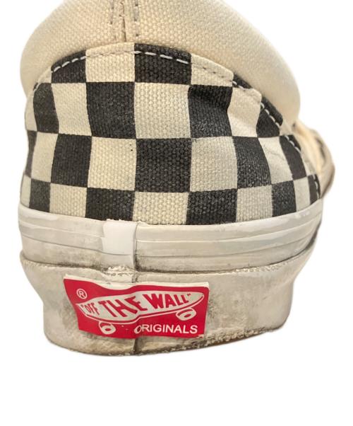 VANS（ヴァンズ）VANS (ヴァンズ) スリッポン/VAULT OG CLASSIC SLIP-ON 	721278 ブラック×ホワイト サイズ:28cmの古着・服飾アイテム