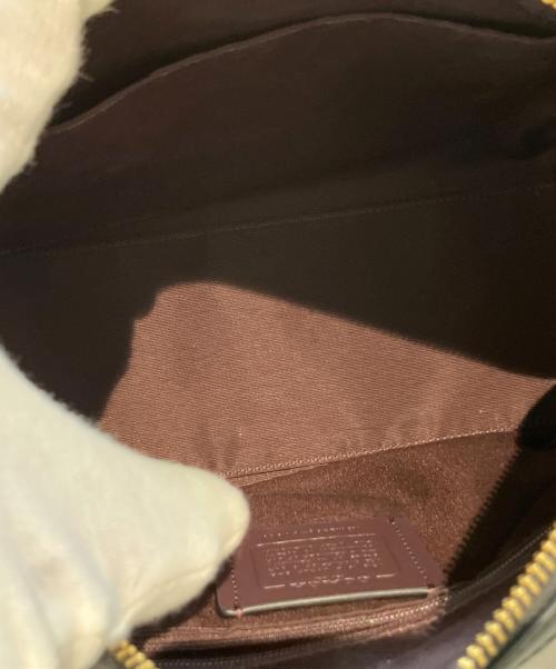 COACH（コーチ）COACH (コーチ) ミニボストンバッグ/ローアン サッチェル バッグ ブラウンの古着・服飾アイテム