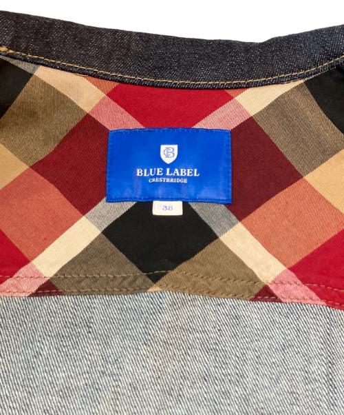 BLUE LABEL CRESTBRIDGE（ブルーレーベルクレストブリッジ）BLUE LABEL CRESTBRIDGE (ブルーレーベルクレストブリッジ) デニムジャケット インディゴ サイズ:38の古着・服飾アイテム