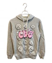 COMME des GARCONS SHIRT×KAWS（コムデギャルソンシャツ×カウズ）の古着「PRINTED HOODIE」｜グレー