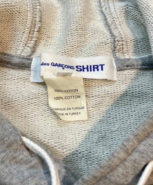 COMME des GARCONS SHIRT（コムデギャルソンシャツ）COMME des GARCONS SHIRT (コムデギャルソンシャツ) KAWS (カウズ) PRINTED HOODIE グレー サイズ:Sの古着・服飾アイテム