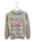 COMME des GARCONS SHIRT（コムデギャルソンシャツ）の古着「PRINTED HOODIE」｜グレー