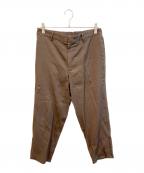 JIL SANDERジルサンダー）の古着「Straight Tapered Pants　PR JM IW 0509」｜ブラウン