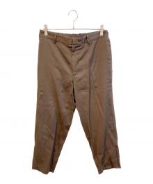 JIL SANDER（ジルサンダー）の古着「Straight Tapered Pants　PR JM IW 0509」｜ブラウン