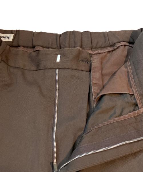 JIL SANDER（ジルサンダー）JIL SANDER (ジルサンダー) Straight Tapered Pants　PR JM IW 0509 ブラウン サイズ:46の古着・服飾アイテム