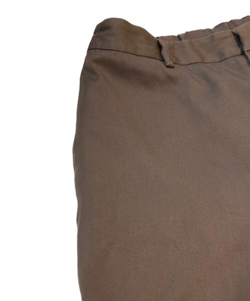 JIL SANDER（ジルサンダー）JIL SANDER (ジルサンダー) Straight Tapered Pants　PR JM IW 0509 ブラウン サイズ:46の古着・服飾アイテム