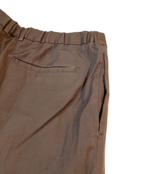 JIL SANDER（ジルサンダー）JIL SANDER (ジルサンダー) Straight Tapered Pants　PR JM IW 0509 ブラウン サイズ:46の古着・服飾アイテム