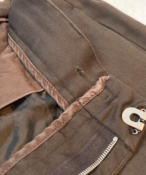JIL SANDER（ジルサンダー）JIL SANDER (ジルサンダー) Straight Tapered Pants　PR JM IW 0509 ブラウン サイズ:46の古着・服飾アイテム