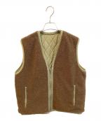 MARMARMARマーマーマー）の古着「quilt reversible vest」｜ブラウン