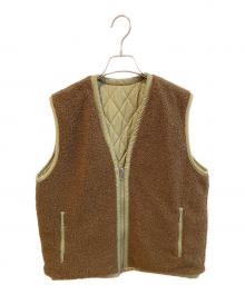 MARMARMAR（マーマーマー）の古着「quilt reversible vest」｜ブラウン