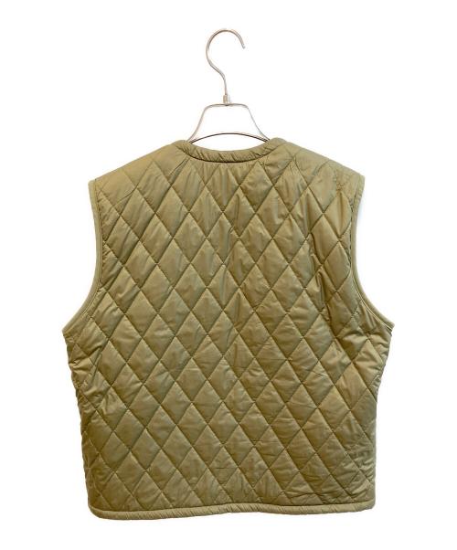 MARMARMAR（マーマーマー）MARMARMAR (マーマーマー) quilt reversible vest ブラウン サイズ:Freeの古着・服飾アイテム