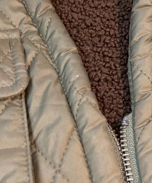MARMARMAR（マーマーマー）MARMARMAR (マーマーマー) quilt reversible vest ブラウン サイズ:Freeの古着・服飾アイテム