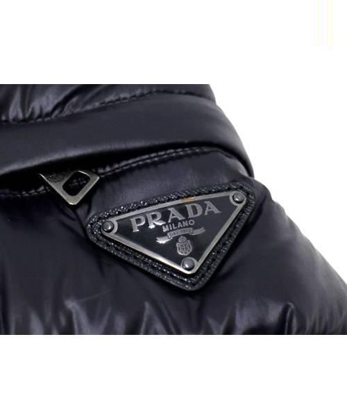 PRADA（プラダ）PRADA (プラダ) ダウンジャケット ブラック サイズ:46の古着・服飾アイテム