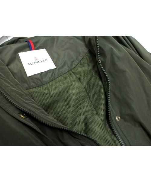 MONCLER（モンクレール）MONCLER (モンクレール) ナイロンブルゾンコート カーキ サイズ:1 18年雑誌掲載人気アイテムの古着・服飾アイテム
