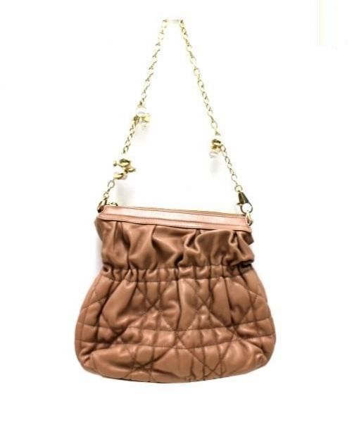 Christian Dior（クリスチャン ディオール）Christian Dior (クリスチャン ディオール) ミニチェーンバッグ ベージュの古着・服飾アイテム